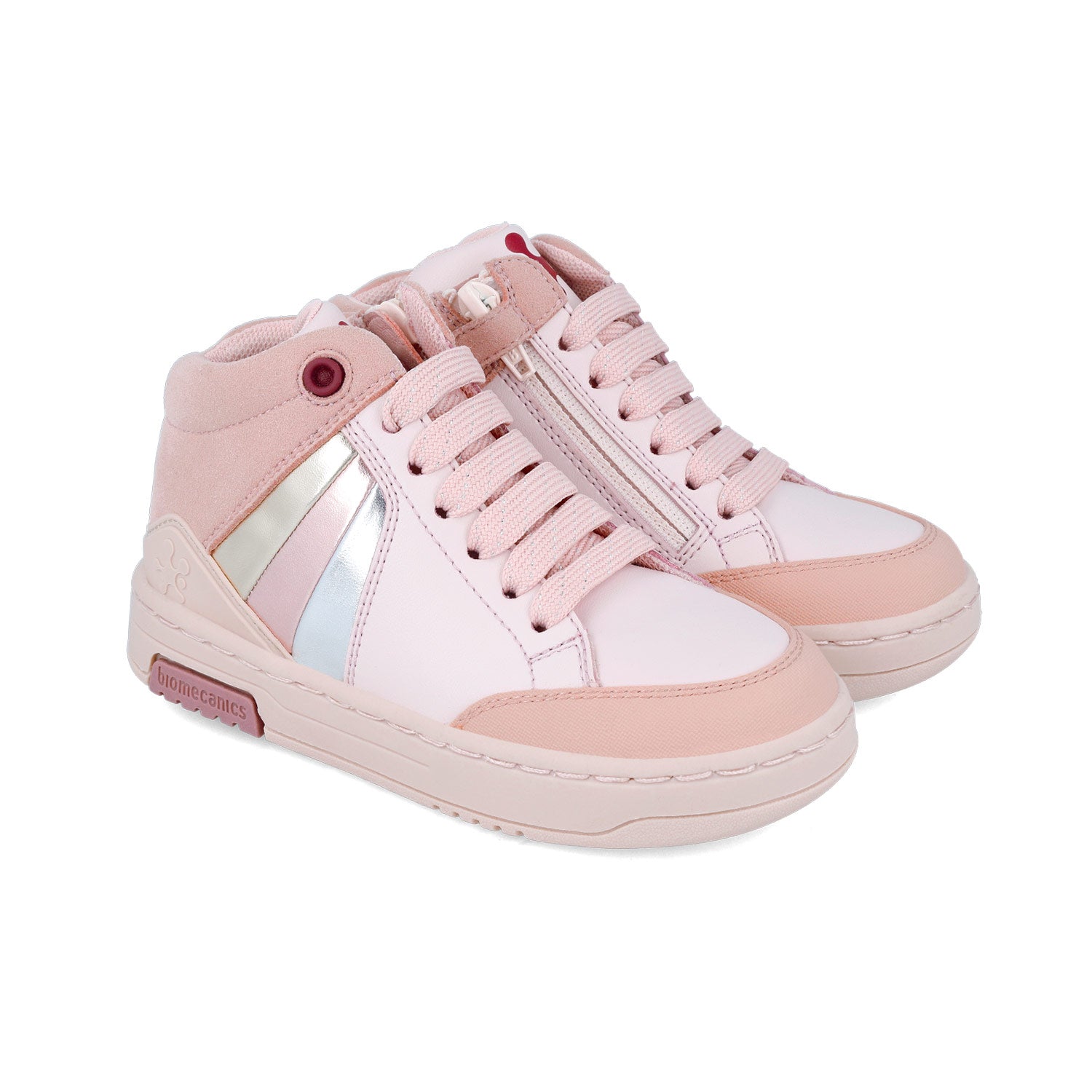 Biomecanics Pink Ankle Boots