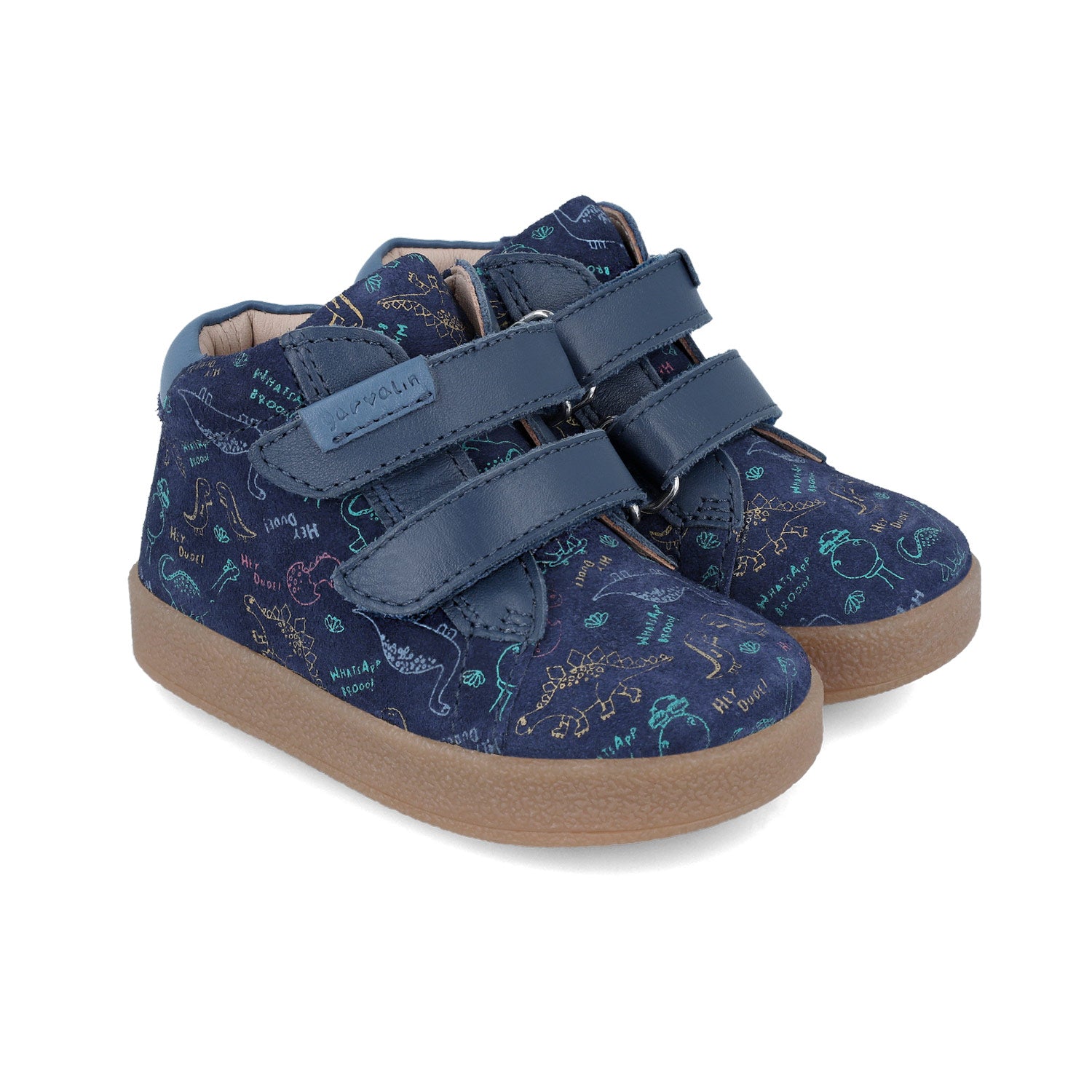 Garvalin Navy Ankle Boots