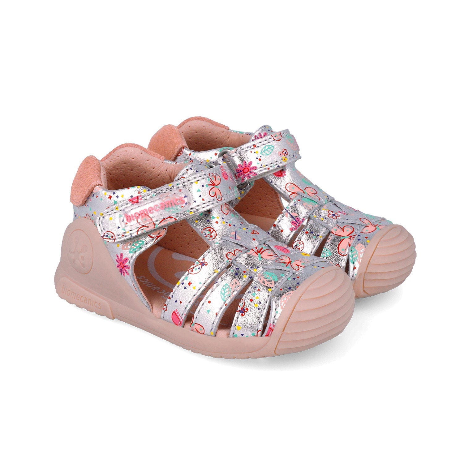 BIOMECANICS SANDALIA PARA NIÑO CORTE DE PIEL Y PISO SINTETICO 252103C198