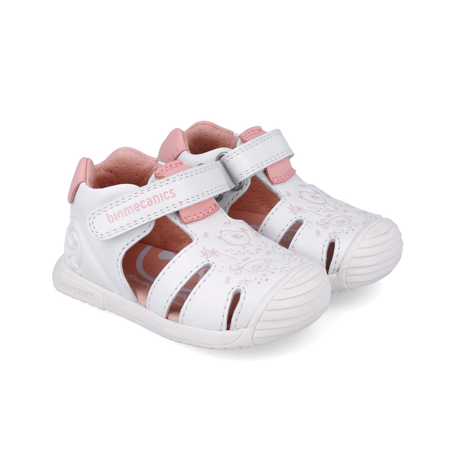 BIOMECANICS SANDALIA PARA NIÑO CORTE DE PIEL Y PISO SINTETICO 252108C050