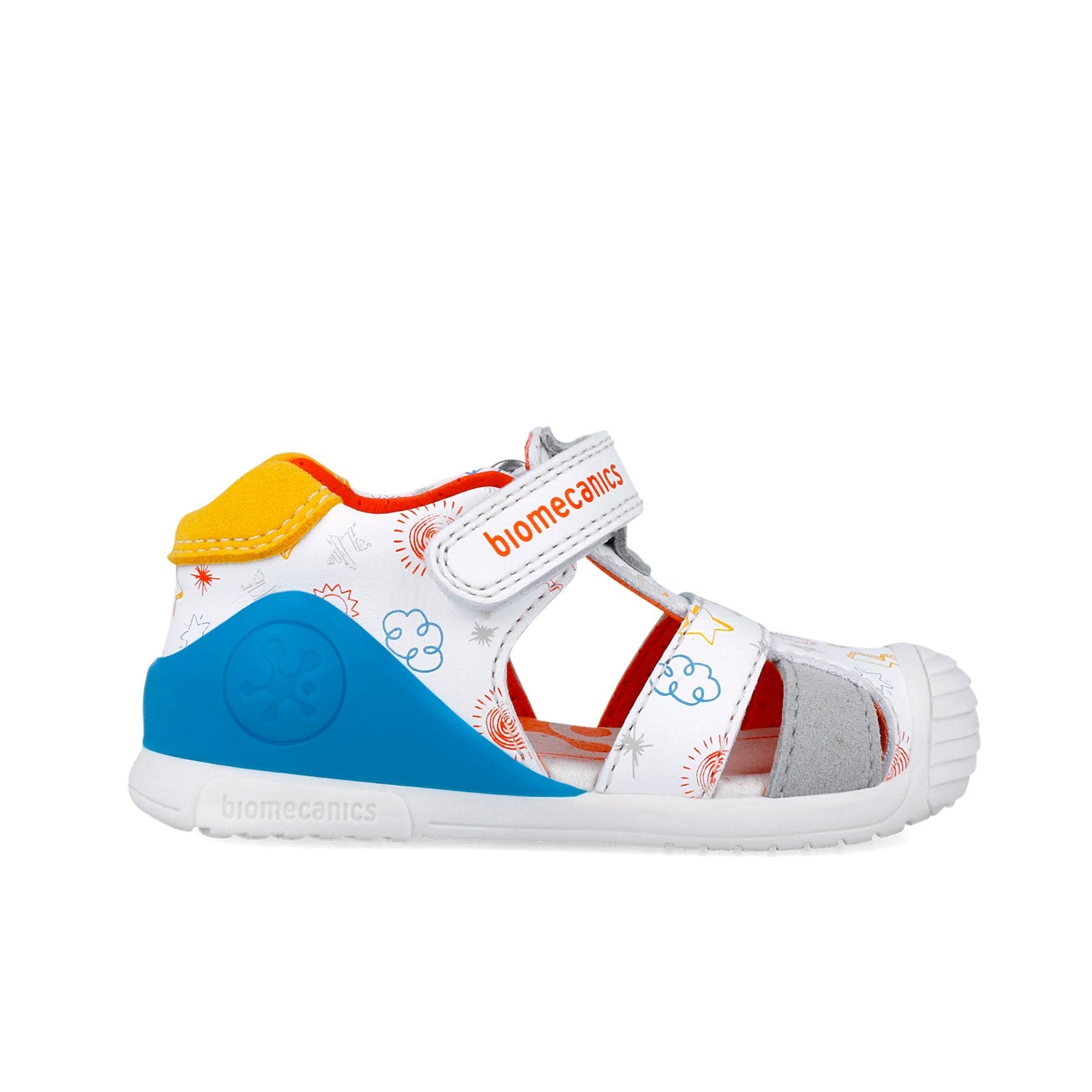 BIOMECANICS SANDALIA PARA NIÑO CORTE DE PIEL Y PISO SINTETICO 252116C835