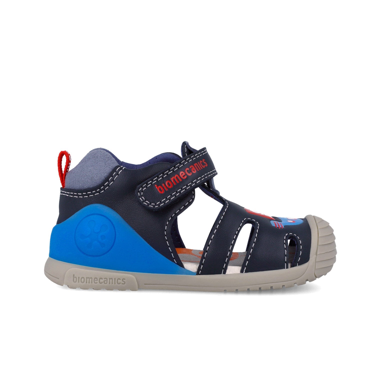 BIOMECANICS SANDALIA PARA NIÑO CORTE DE PIEL Y PISO SINTETICO 252118A183