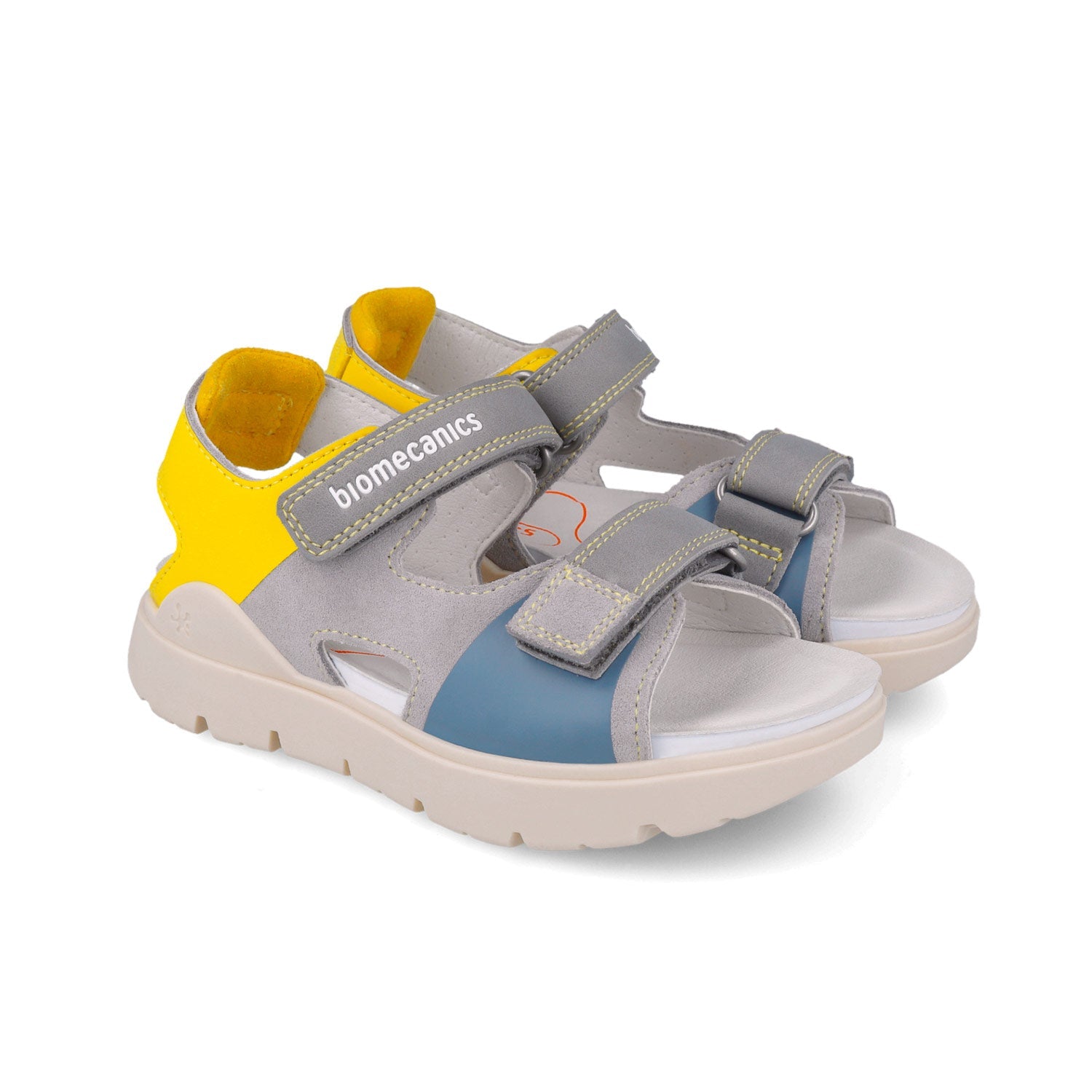 BIOMECANICS SANDALIA PARA NIÑO CORTE DE PIEL Y PISO SINTETICO 252227B412