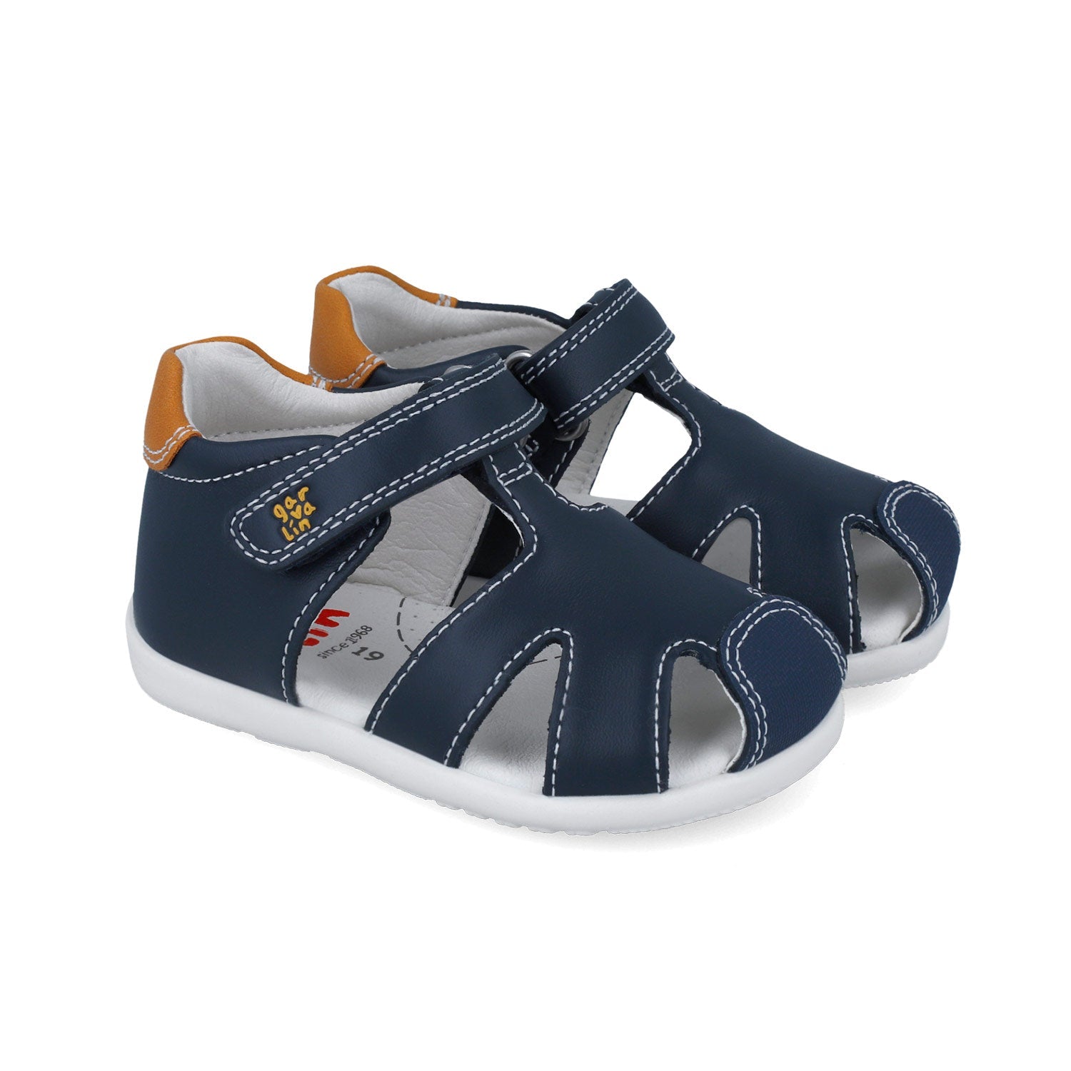 GARVALIN SANDALIA PARA NIÑO CORTE DE PIEL Y PISO SINTETICO 252310A183
