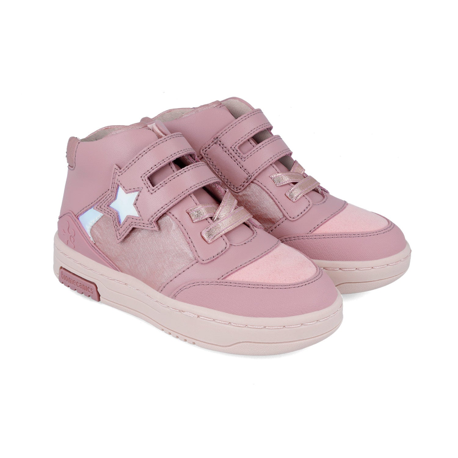 Biomecanics Pink Ankle Boots