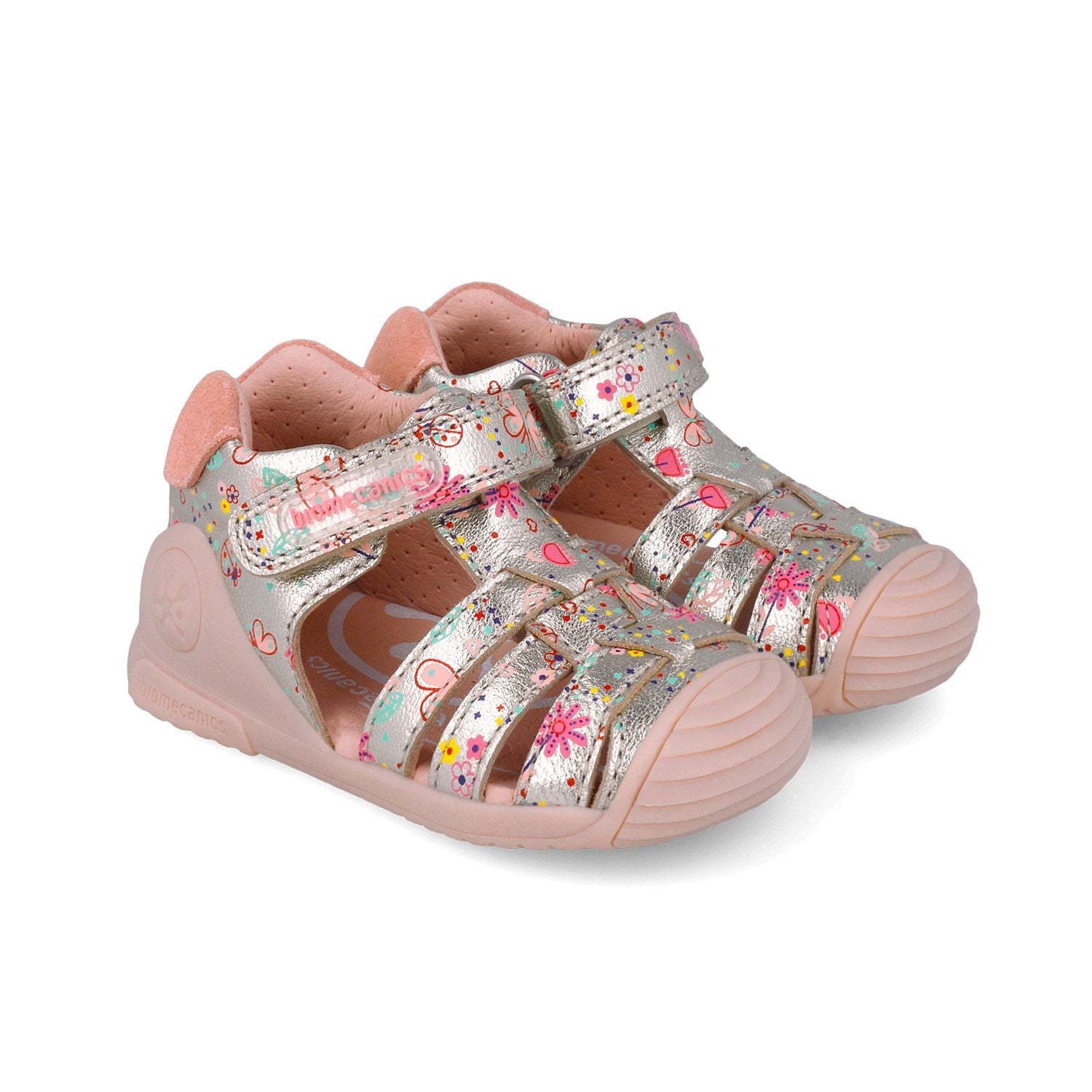 BIOMECANICS SANDALIA PARA NIÑO CORTE DE PIEL Y PISO SINTETICO 252103B122