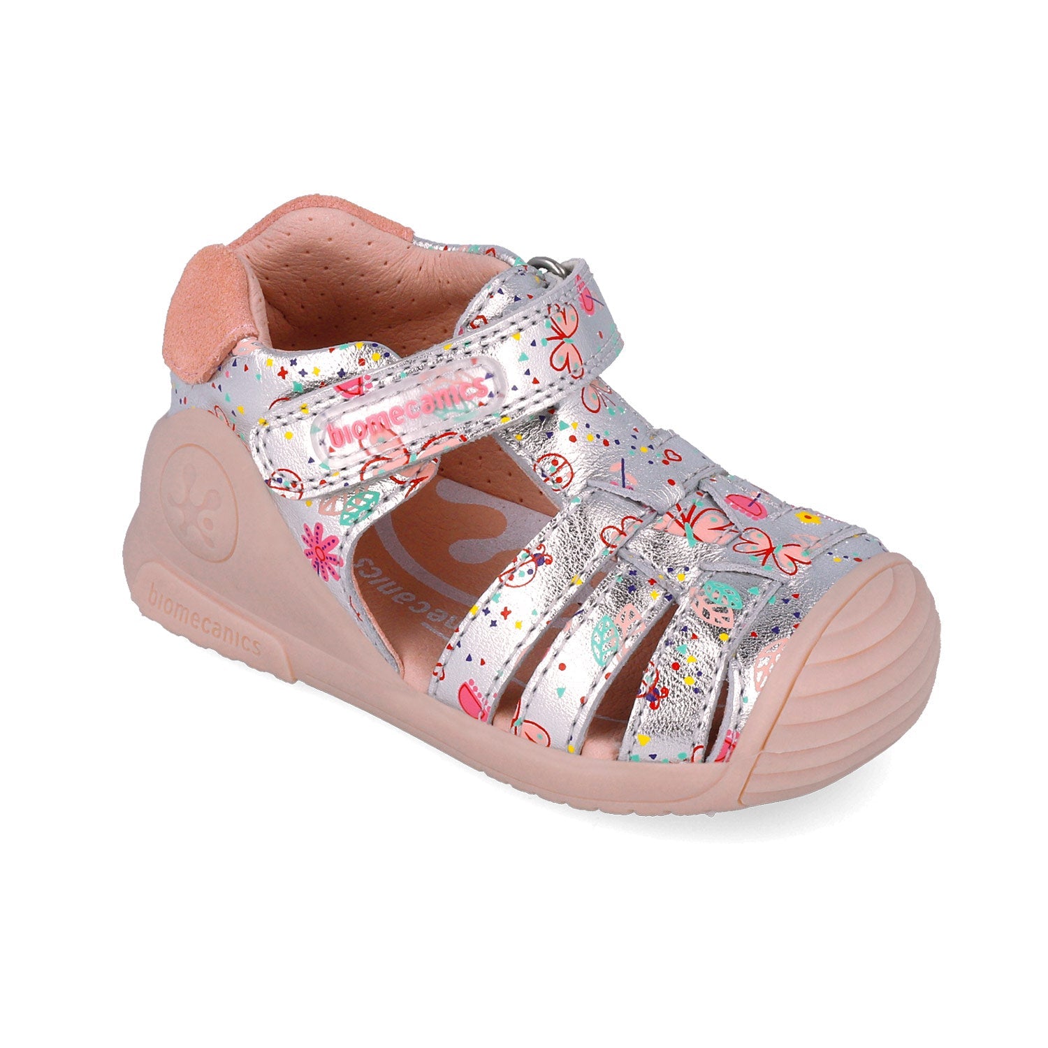 BIOMECANICS SANDALIA PARA NIÑO CORTE DE PIEL Y PISO SINTETICO 252103C198