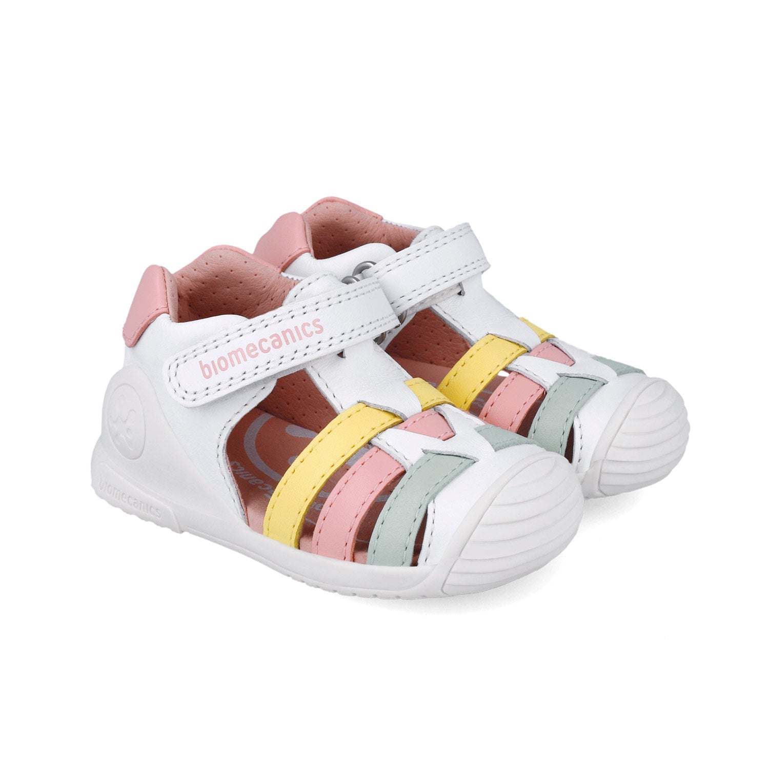 BIOMECANICS SANDALIA PARA NIÑO CORTE DE PIEL Y PISO SINTETICO 252104C310
