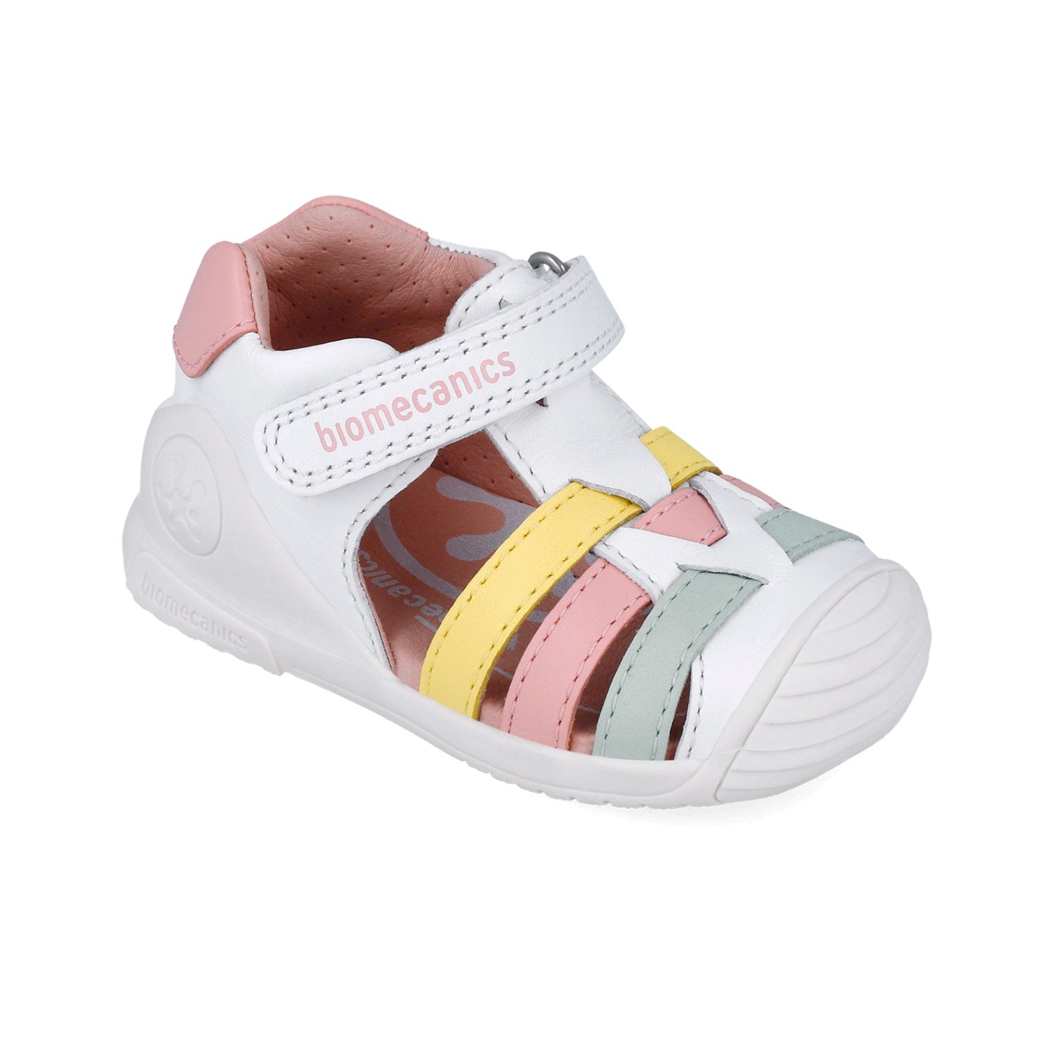 BIOMECANICS SANDALIA PARA NIÑO CORTE DE PIEL Y PISO SINTETICO 252104C310