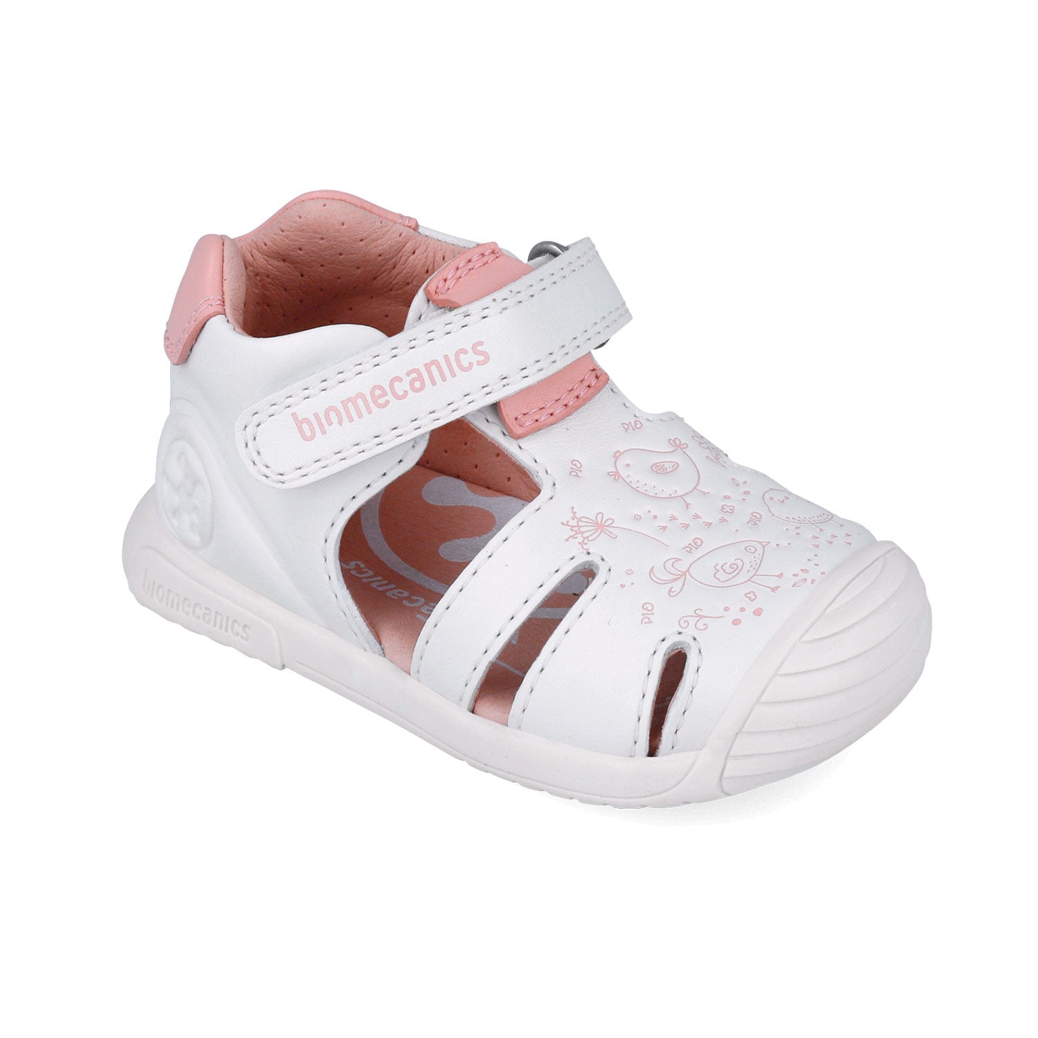 BIOMECANICS SANDALIA PARA NIÑO CORTE DE PIEL Y PISO SINTETICO 252108C050