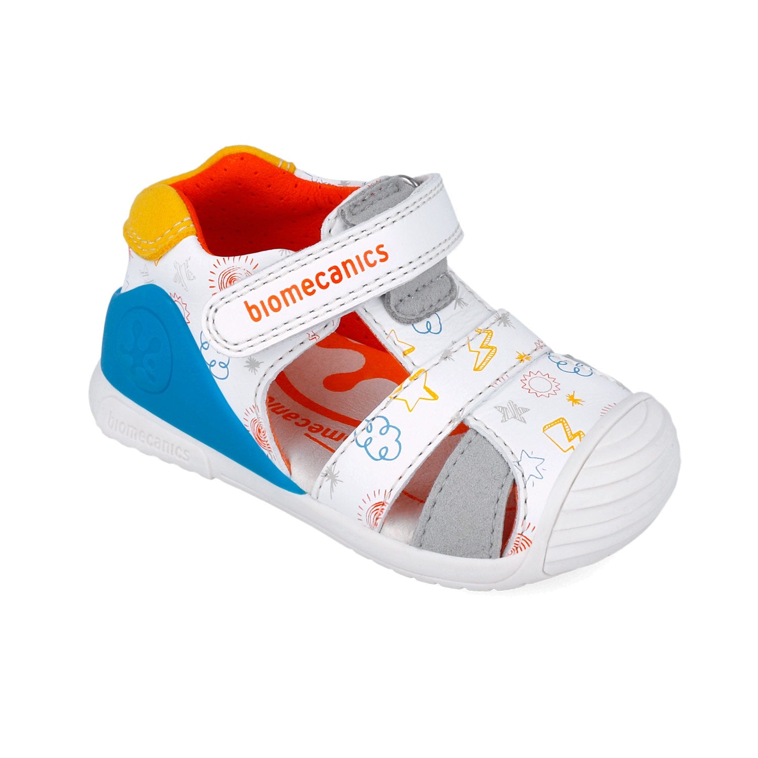 BIOMECANICS SANDALIA PARA NIÑO CORTE DE PIEL Y PISO SINTETICO 252116C835