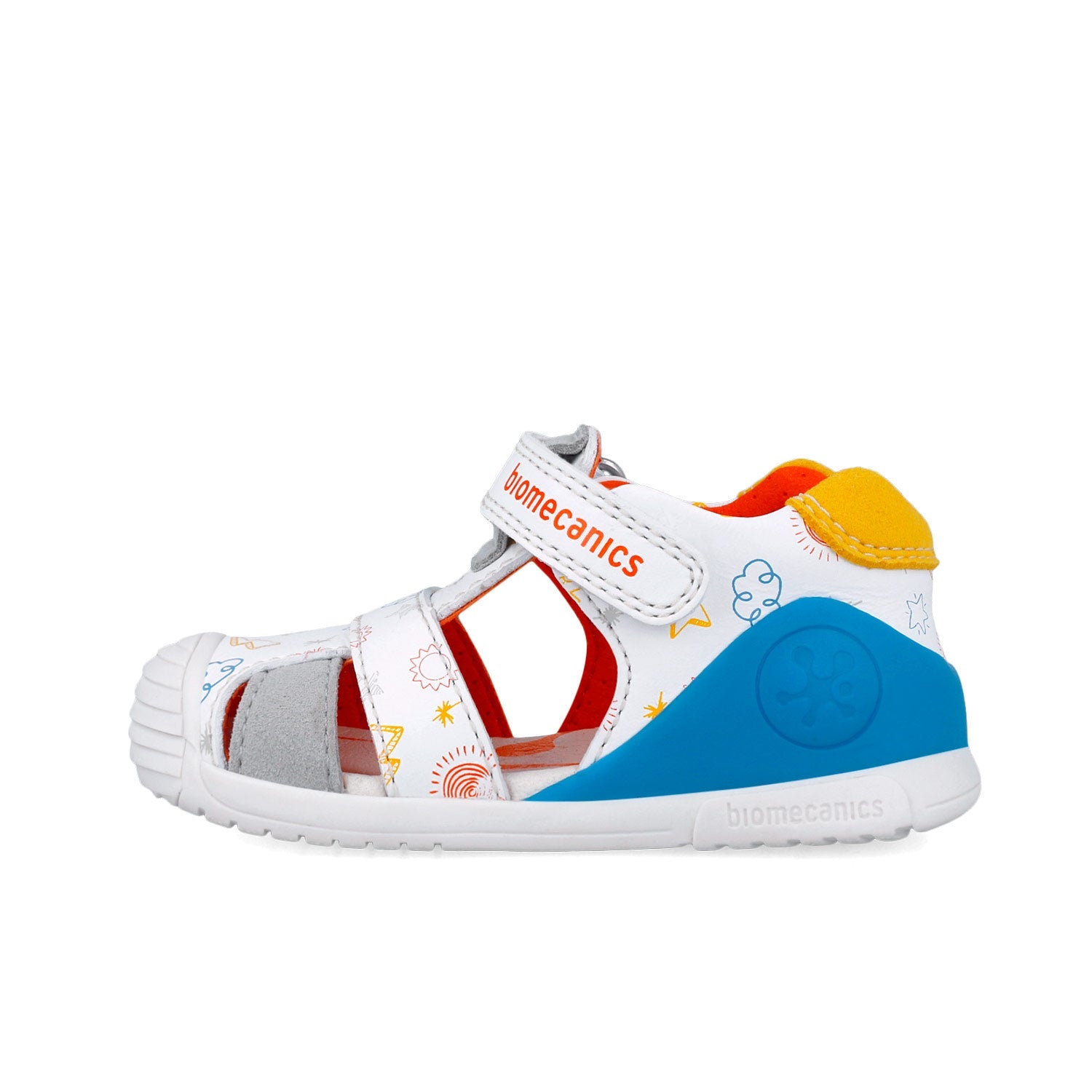 BIOMECANICS SANDALIA PARA NIÑO CORTE DE PIEL Y PISO SINTETICO 252116C835