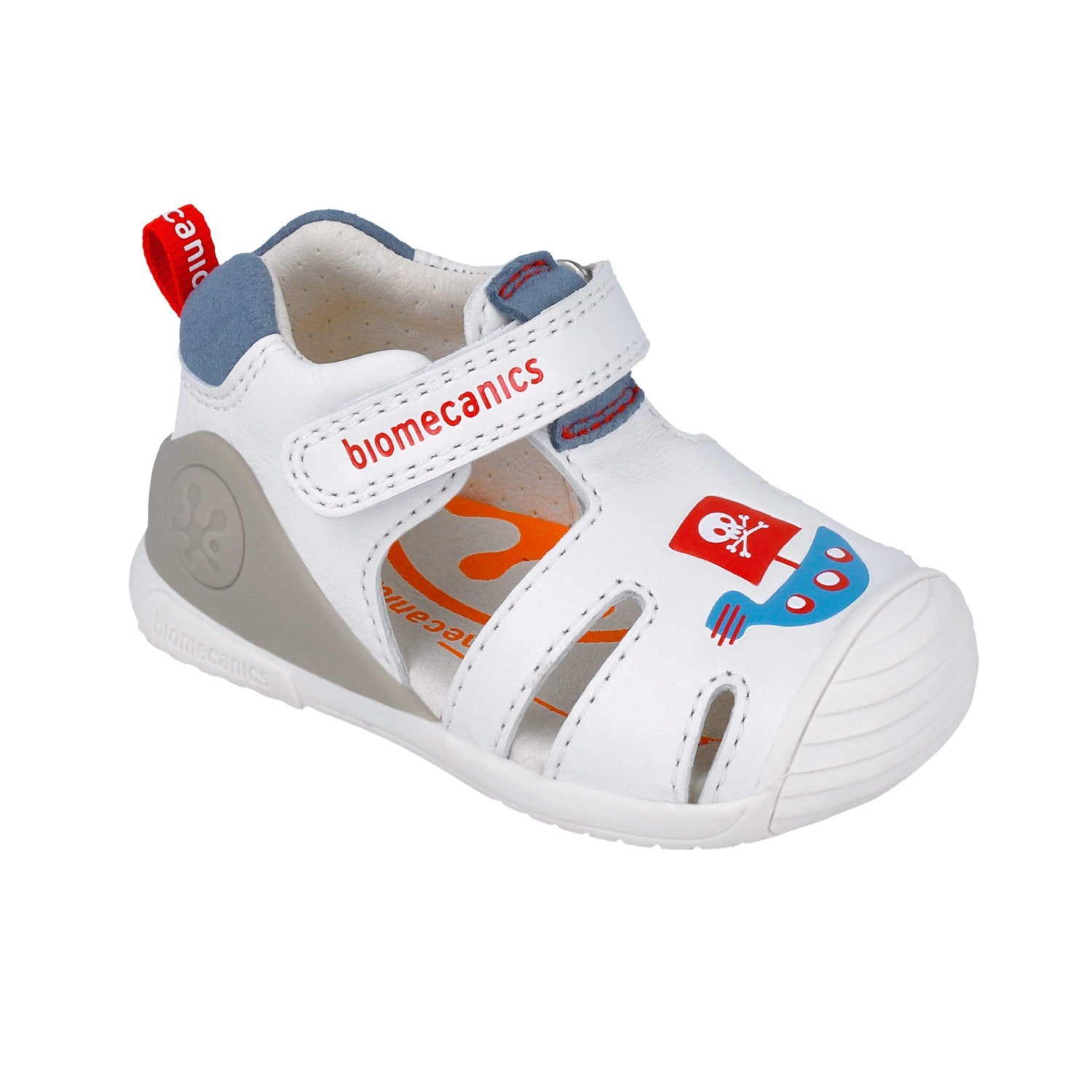 BIOMECANICS SANDALIA PARA NIÑO CORTE DE PIEL Y PISO SINTETICO 252118B050