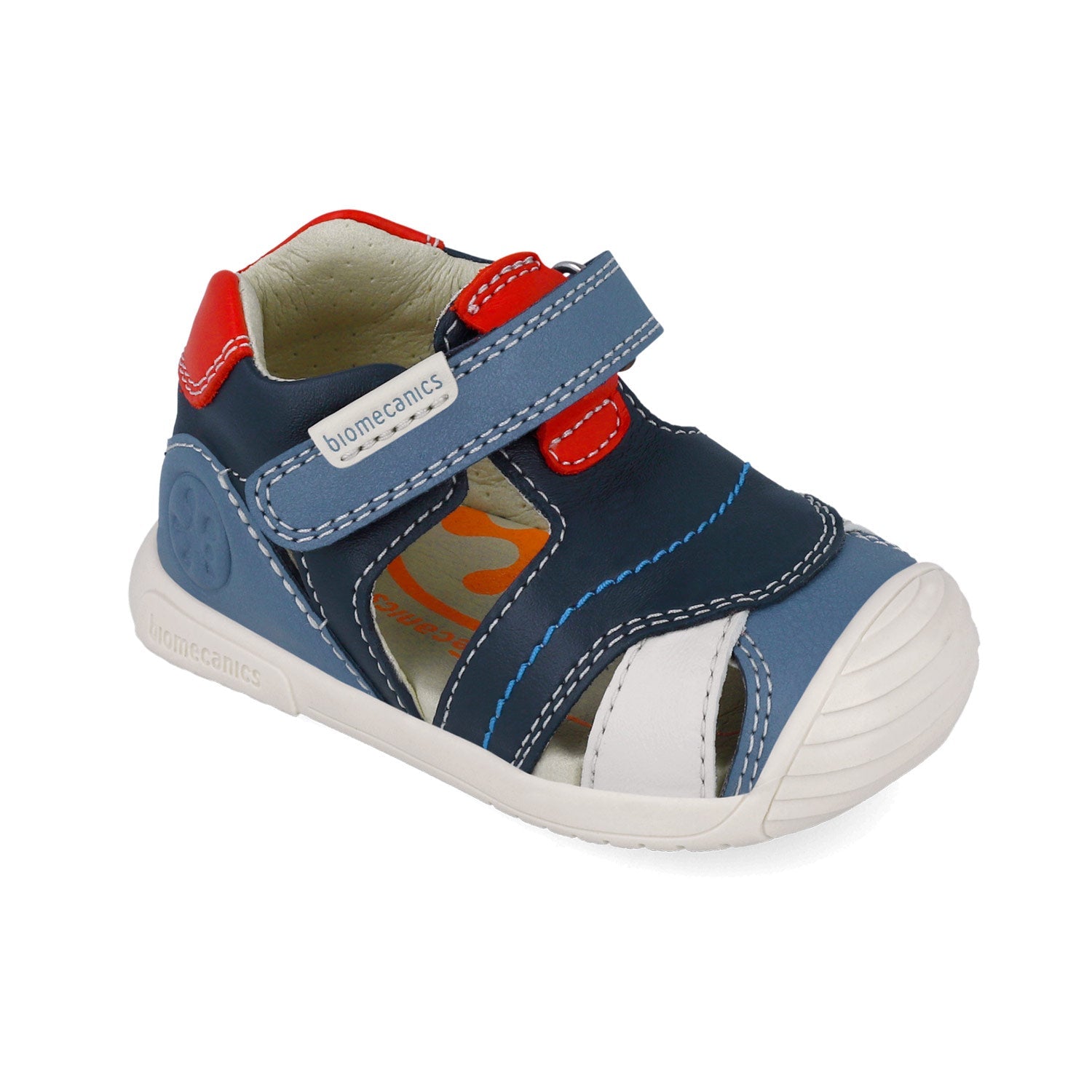 BIOMECANICS SANDALIA PARA NIÑO CORTE DE PIEL Y PISO SINTETICO 252126A556