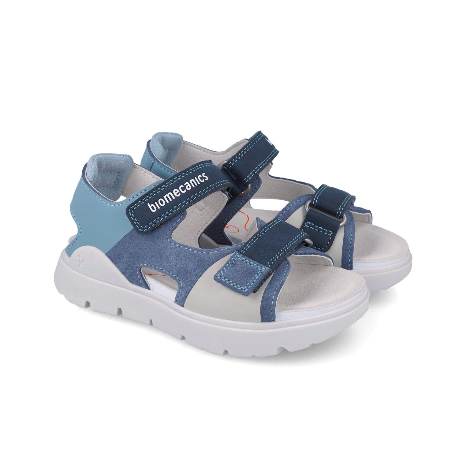 BIOMECANICS SANDALIA PARA NIÑO CORTE DE PIEL Y PISO SINTETICO 252227A556