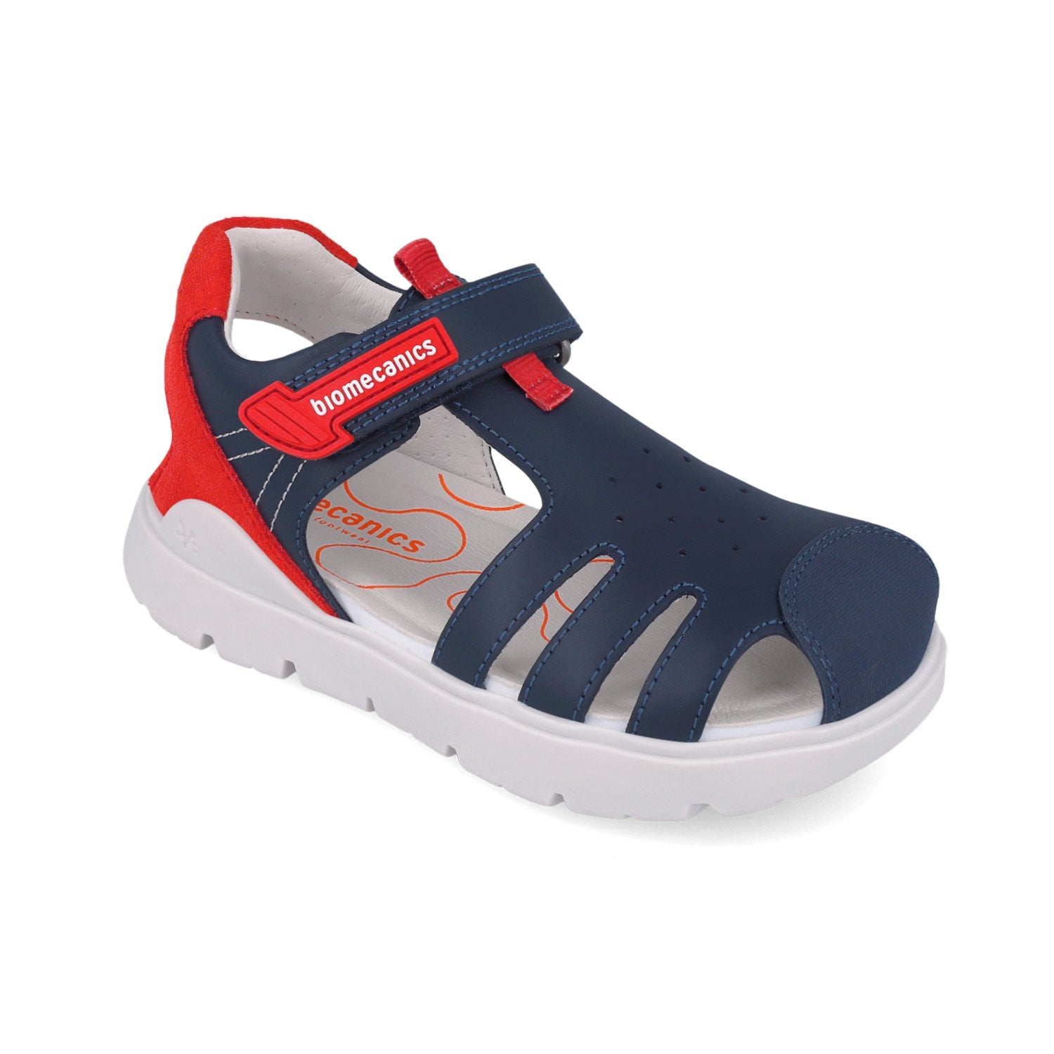 BIOMECANICS SANDALIA PARA NIÑO CORTE DE PIEL Y PISO SINTETICO 252228A183