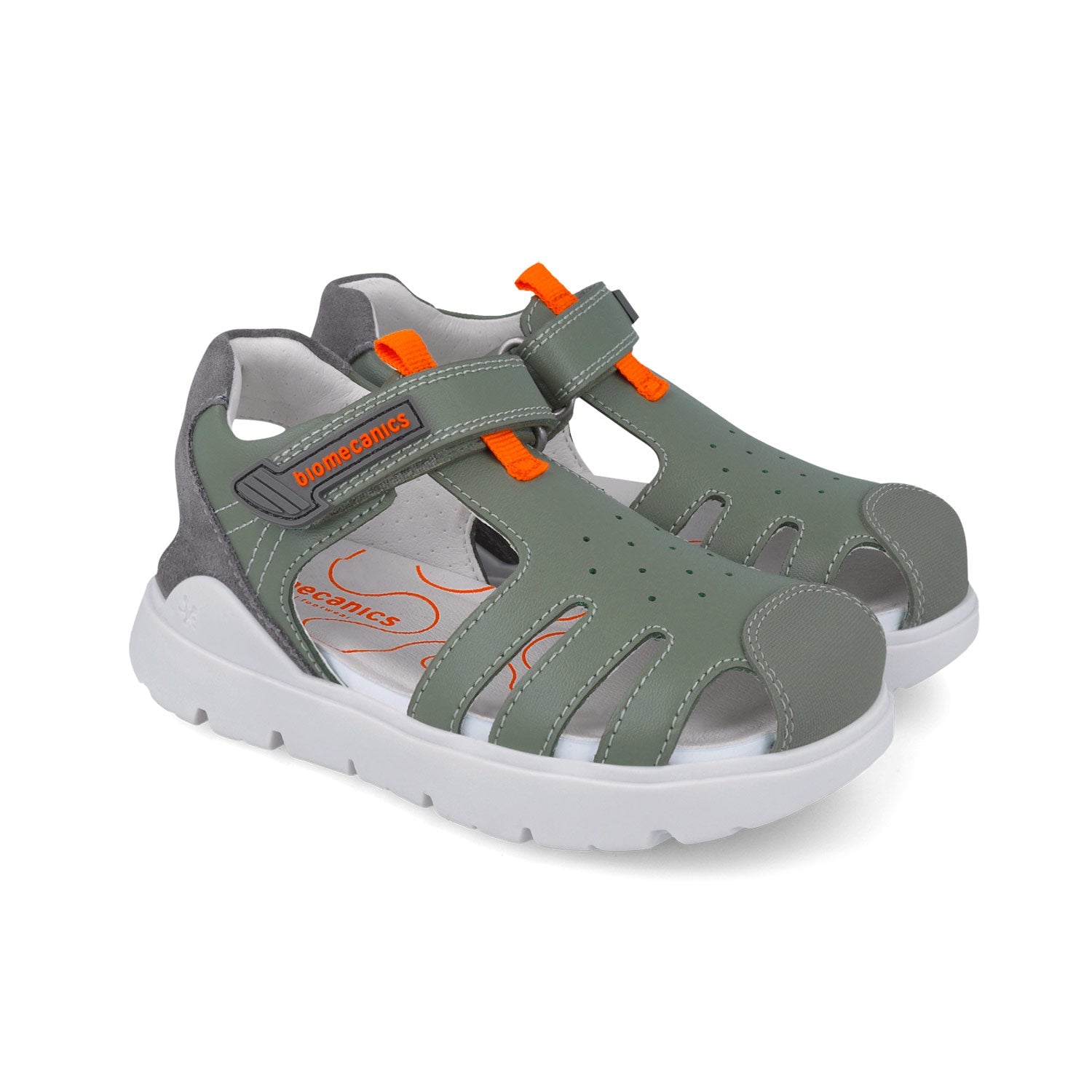 BIOMECANICS SANDALIA PARA NIÑO CORTE DE PIEL Y PISO SINTETICO 252228B830